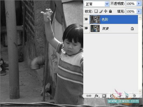 ps照片：小孩玩超能力電光能量球
