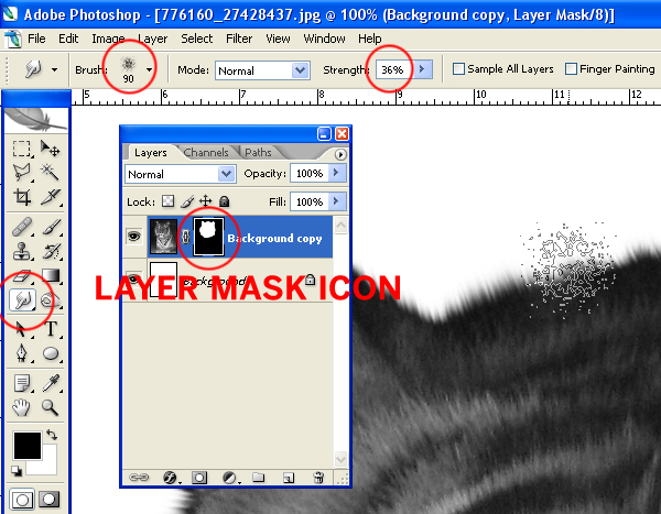 photoshop設計絲網印刷人身虎頭海報_webjx.com