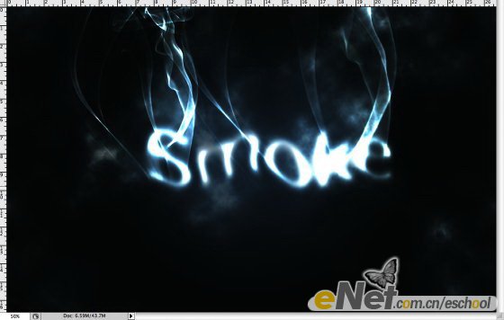 photoshop cs4快速打造飄渺的煙