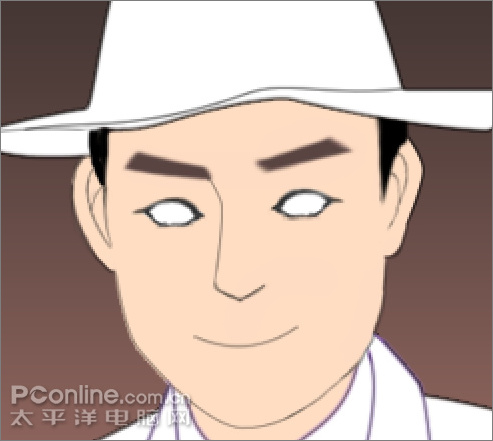 photoshop鼠繪卡通版民國帥哥