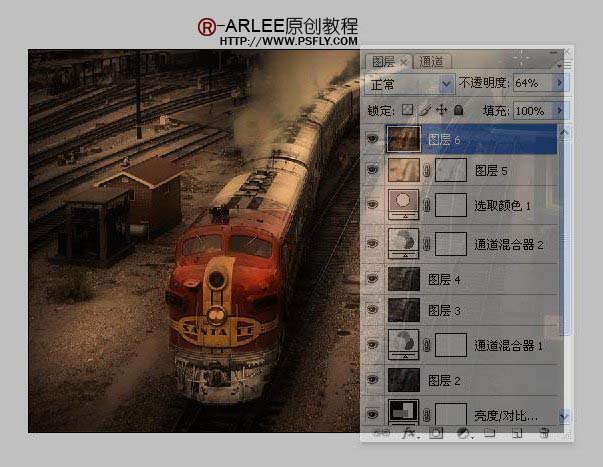 photoshop調色教程:調出照片經典暗光金色調效果-網頁設計