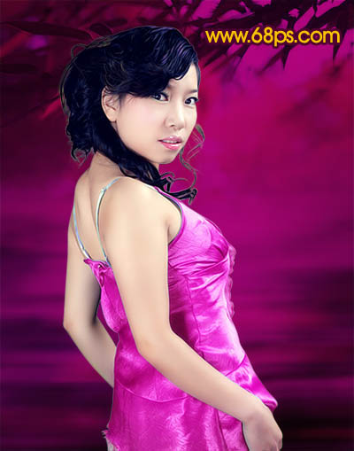 photoshop照片處理:制作粉紅色背景