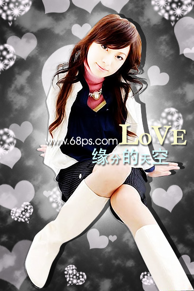 巧用photoshop自定義形狀制作夢幻簽名