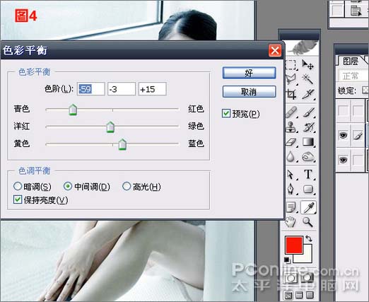 photoshop通道調整偏暗人物照片_webjx.com