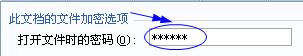 怎樣給Word2003文檔設置密碼？