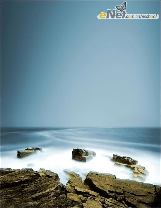 photoshop照片合成:夢幻海岸之光(2)