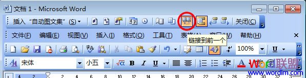 Word2003從任意頁開始設置頁碼