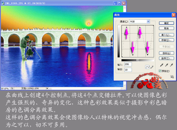 photoshop教程曲線調整圖像基本操作_網頁設計webjx.com整理