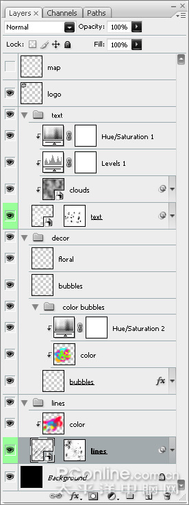 photoshop教程:繪制現代感cd封面