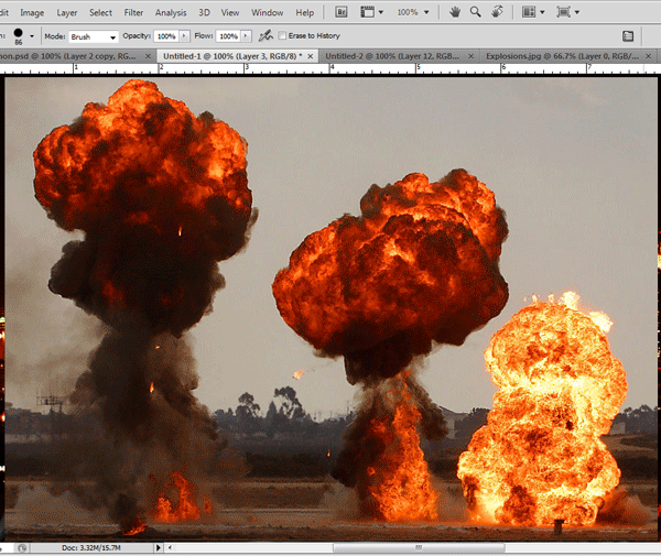 photoshop照片合成:惡魔炸毀城市特效_網(wǎng)頁設(shè)計