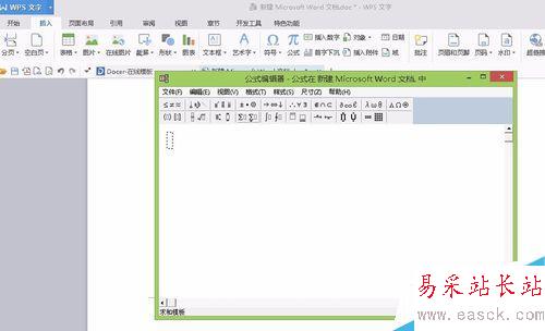 WORD里如何編輯公式（WPS）