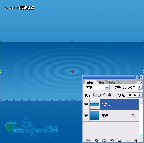photoshop模擬繪制浮在水面上的精致圖標(biāo)