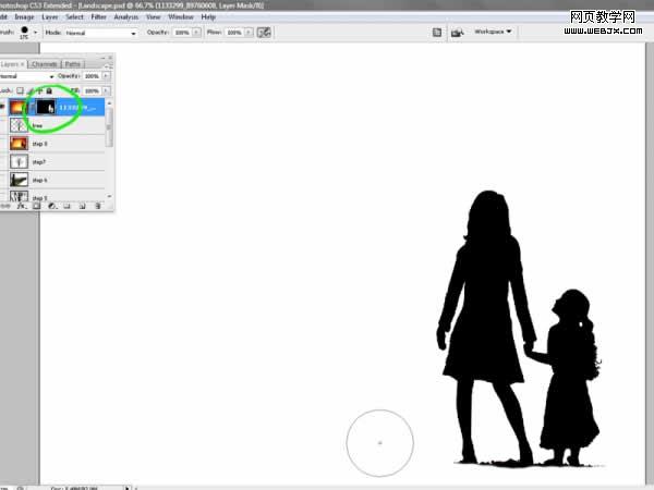 ps合成教程:美麗的黃昏家庭和諧風景-webjx.com
