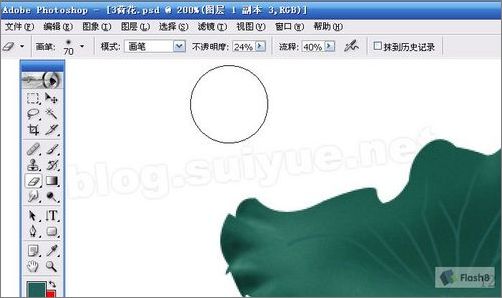 photoshop鼠繪精美荷花教程 photoshop鼠繪精美荷花教程