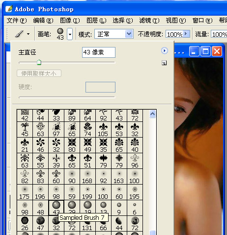 ps入門：如何使用網上下載的筆刷？_網頁設計webjx.com整理