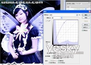 photoshop營造夢幻效果_神秘園中的精靈_網頁設計webjx.com整理轉載
