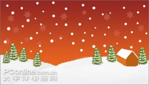photoshop實例教程:打造圣誕賀卡