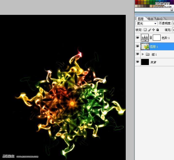 photoshop經(jīng)典教程:炫彩的創(chuàng)意設(shè)計(jì)圖_網(wǎng)頁設(shè)計(jì)