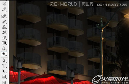 photoshop模擬燈光場景3d渲染光感_webjx.com