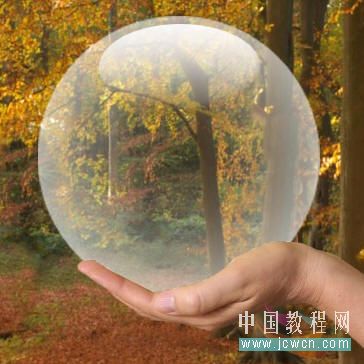 photoshop創(chuàng)意:人物素材合成到水晶地球