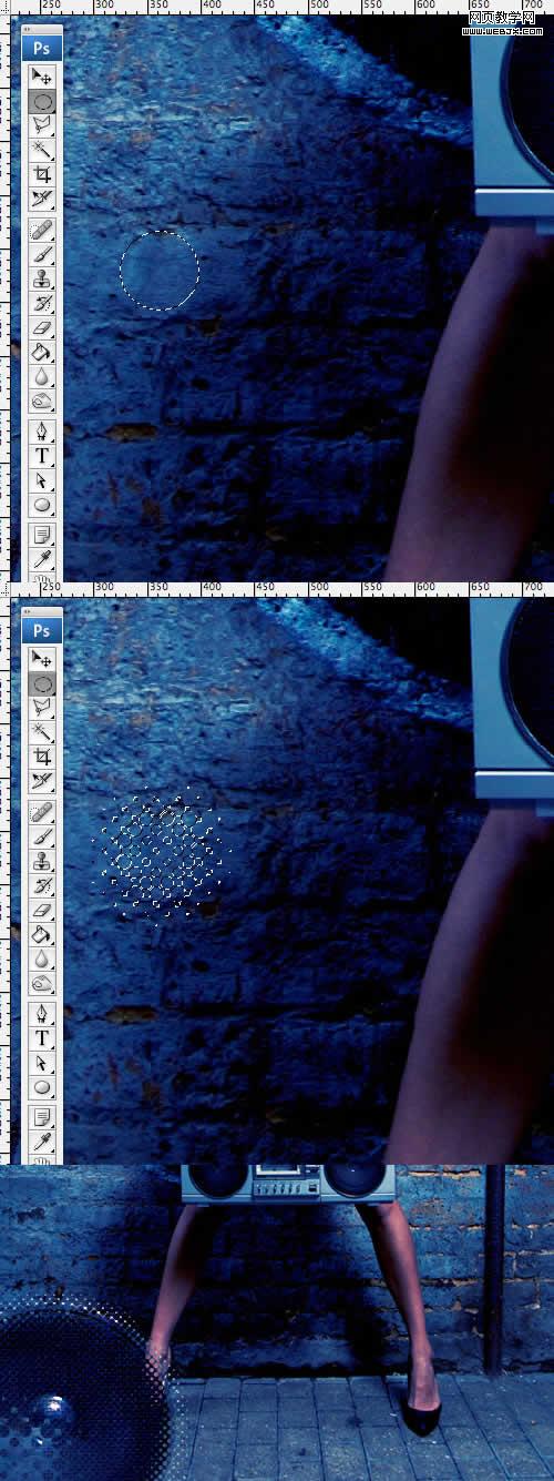 photoshop制作超酷的半調效果美女照片-webjx.com