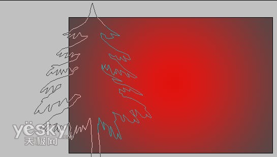 巧用photoshop現成形狀輕松繪制圣誕賀卡_webjx.com