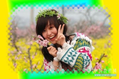 photoshop輕松制作邊框效果_網頁設計webjx.com整理