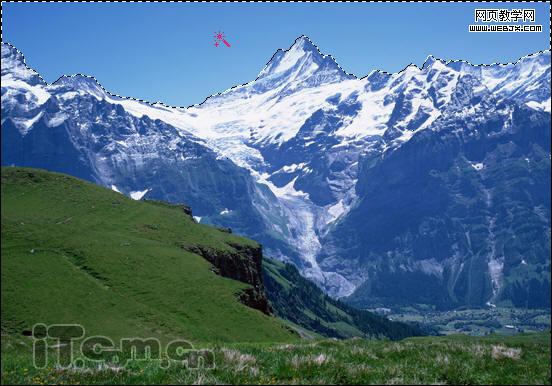 photoshop照片合成教程:夢(mèng)幻雪山-網(wǎng)頁設(shè)計(jì)