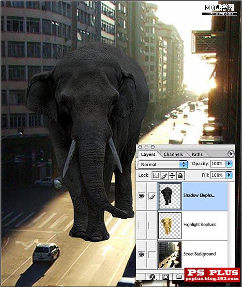 ps實例教程:匹配圖像上的光影關系_網頁設計