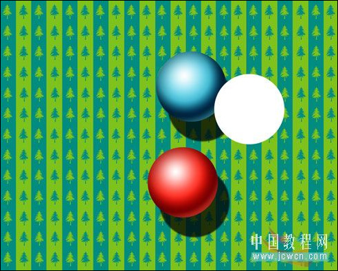 photoshop教程：制作圣誕裝飾球壁紙