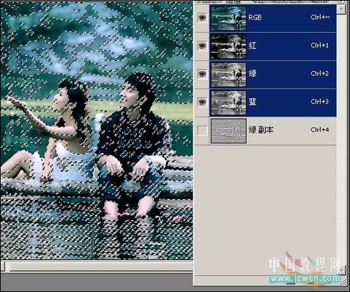 照片調色教程 ps打造墨色江南效果_網頁設計webjx.com整理