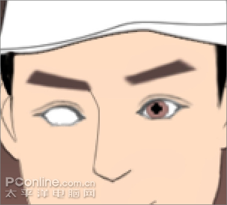 photoshop鼠繪卡通版民國帥哥