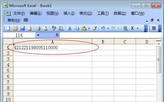 身份證號(hào)所以數(shù)值都顯示出來(lái)了