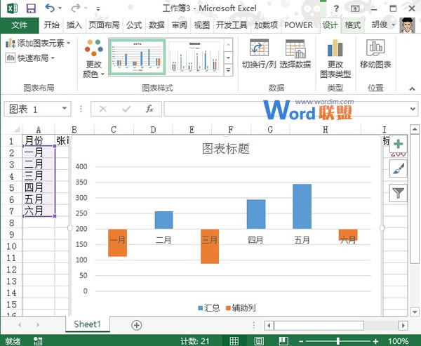 Excel2013圖表制作實例:達標圖