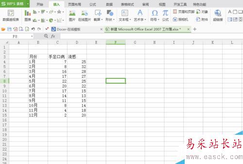 EXCEL2007怎么簡(jiǎn)單繪制折線圖