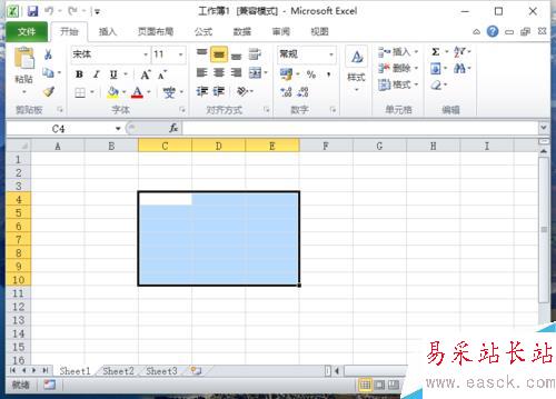 Excel2010中添加區域顏色看不到網格線解決方法