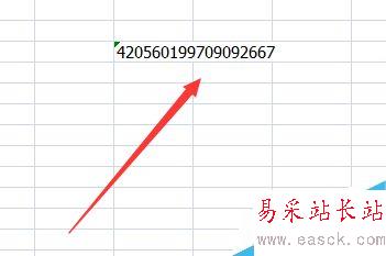 excel中如何快速輸入身份證號碼？