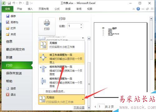 Excel2010中怎樣打印大型工作表