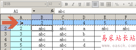 如何讓excel2003每頁都固定打印同一標題行列