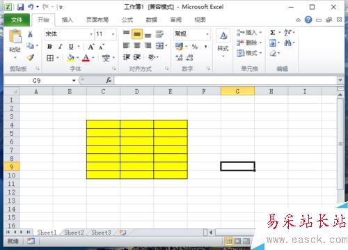 Excel2010中添加區域顏色看不到網格線解決方法