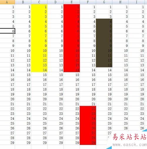 excel表格如何為表格添加顏色 填充顏色底紋