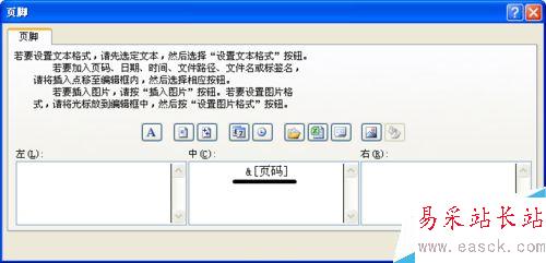excel中插入不同格式頁碼