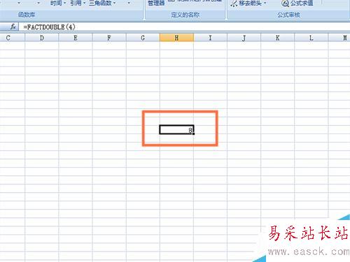 如何在EXCEL表格中使用FACTDOUBLE函數(shù)