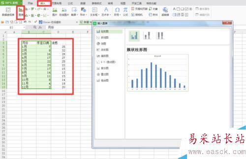 EXCEL2007怎么簡(jiǎn)單繪制折線圖