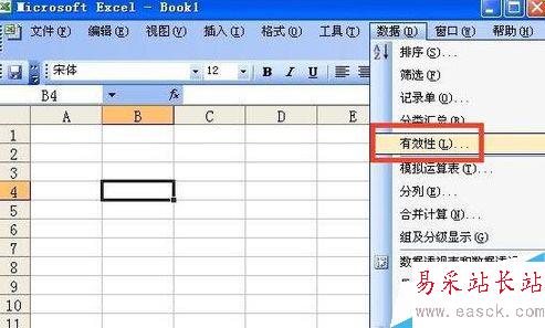 如何添加Excel下拉菜單？