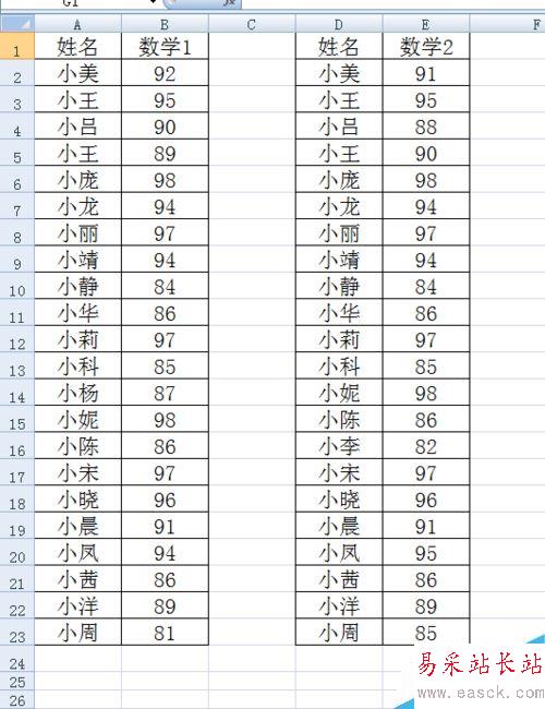用Excel快速核對(duì)數(shù)據(jù)
