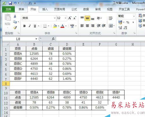 excel表怎么給數據表行列互換