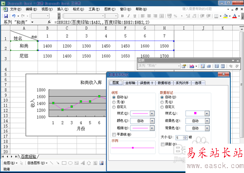 怎么使用excel制作折線圖