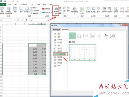 怎樣在excel中畫四象限圖