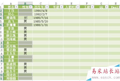 如何設置Excel的數據有效性并提示出錯警告